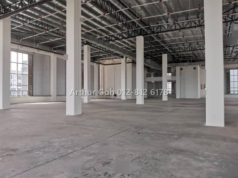 Second-floor factory interior